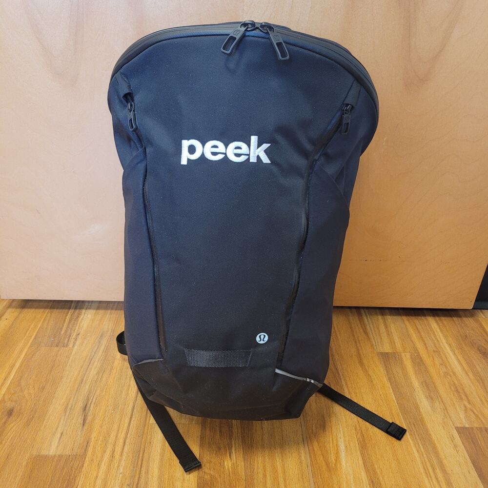 Lululemon More Miles Active Backpack 17L Laptop Hardback Sleek Clean Travel Corp - Picture 1 of 15
